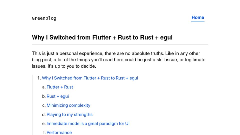 Screenshot of jdiaz97.github.io: I Switched from Flutter and Rust to Rust and Egui