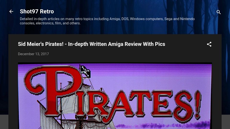 Screenshot of shot97retro.blogspot.com: Sid Meier's Pirates – In-depth (2017)