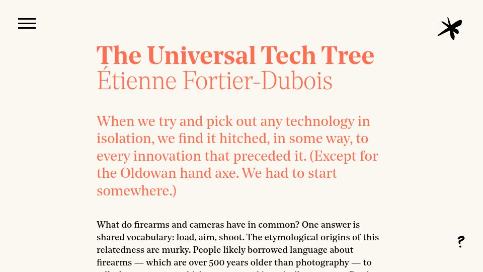 Screenshot of asteriskmag.com: The Universal Tech Tree