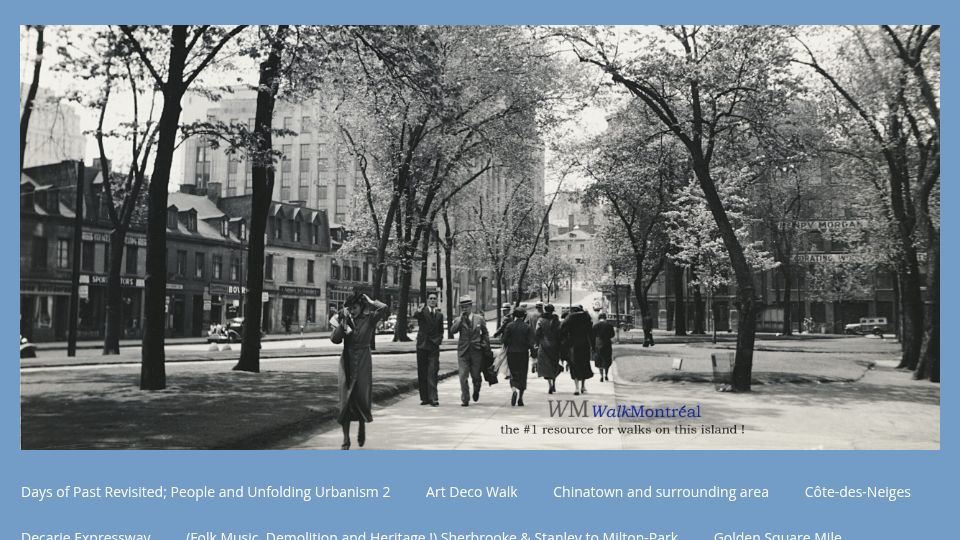 Screenshot of walkmontreal.com: Dépanneurs
