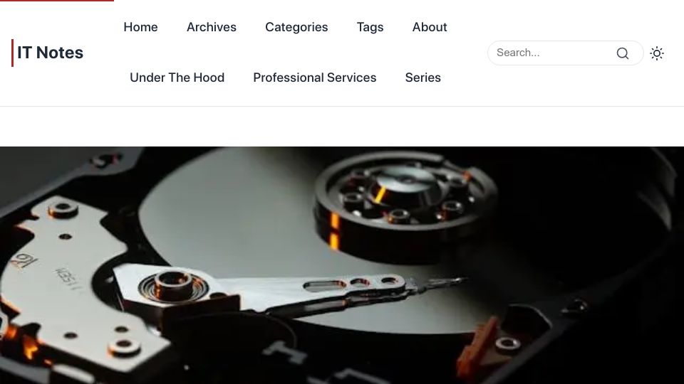 Screenshot of it-notes.dragas.net: Make Your Own Backup System – Part 1: Strategy Before Scripts