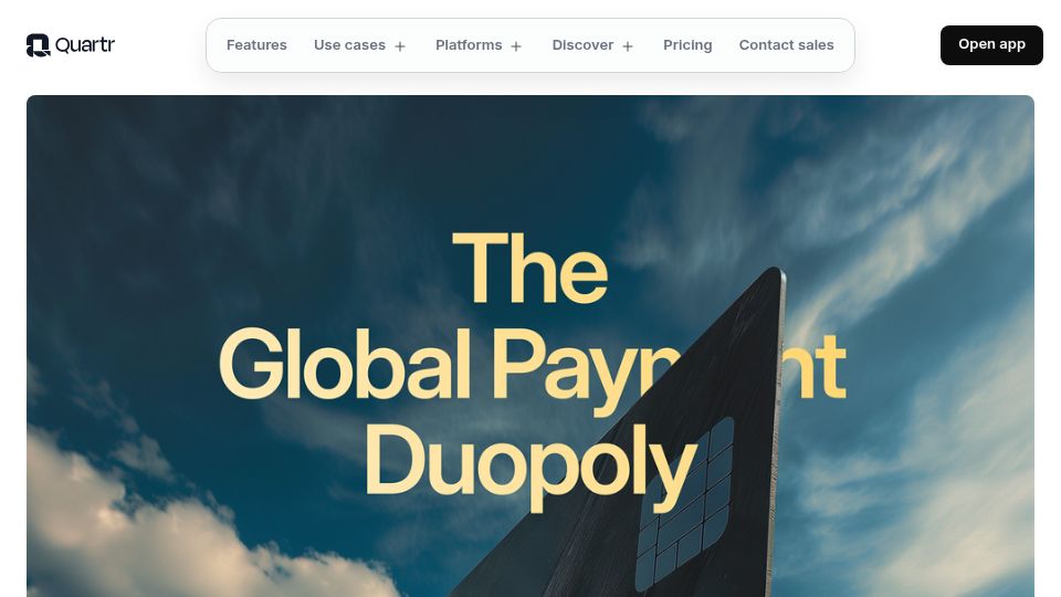 Screenshot of quartr.com: Visa and Mastercard: The global payment duopoly (2024)