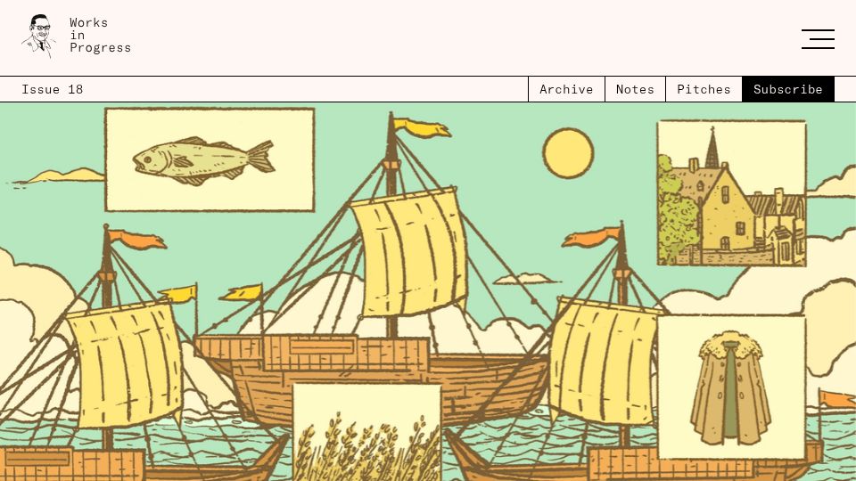 Screenshot of worksinprogress.co: The rise and fall of the Hanseatic League