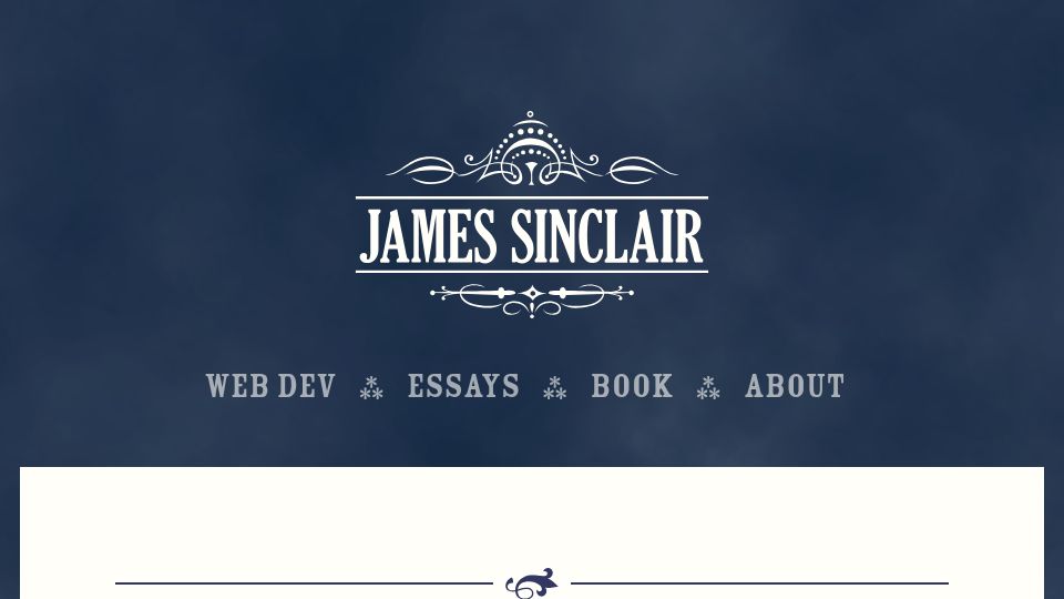 Screenshot of jrsinclair.com: What's the difference between named functions and arrow functions in JavaScript?
