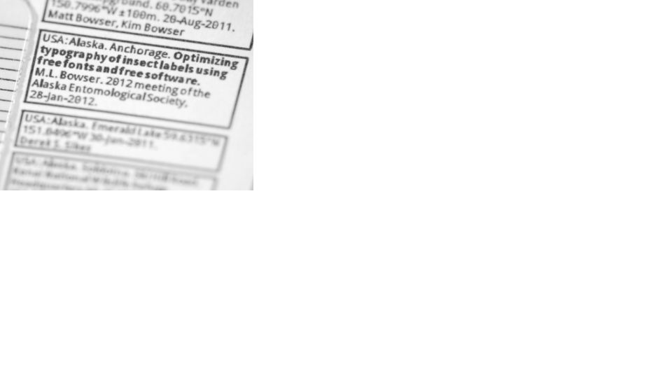 Screenshot of akentsoc.org: Optimizing typography of insect labels using free fonts and free software (2012) [pdf]