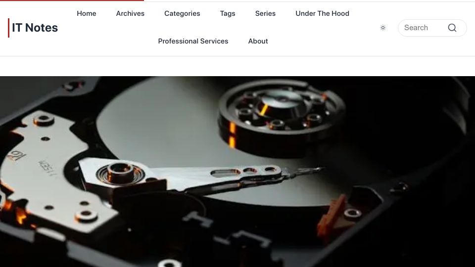 Screenshot of it-notes.dragas.net: Make Your Own Backup System – Part 2: Forging the FreeBSD Backup Stronghold