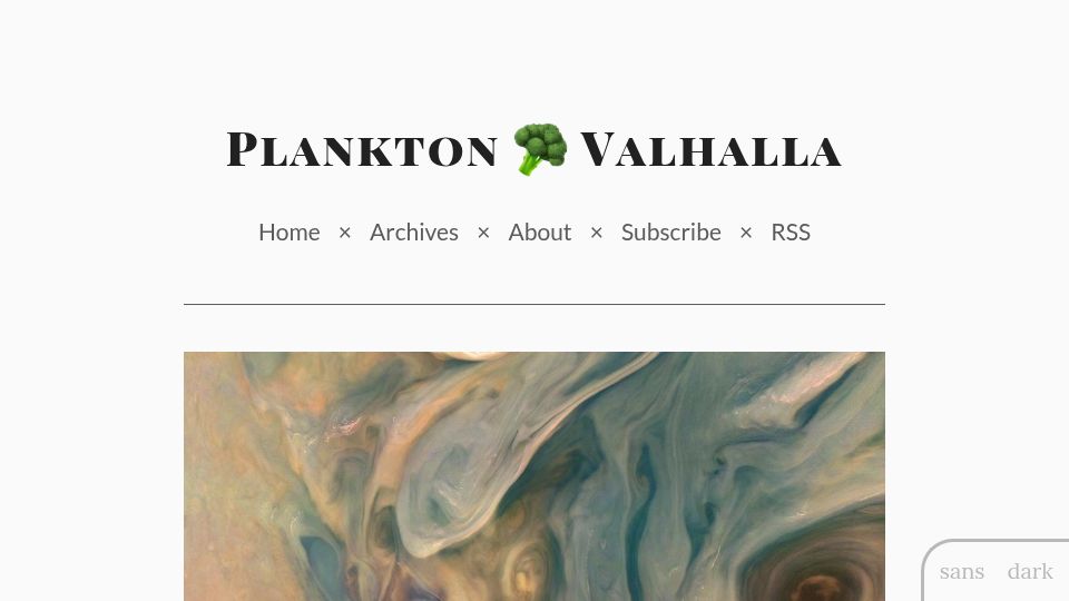 Screenshot of planktonvalhalla.com: Boundaries Are in the Eye of the Beholder (2024)