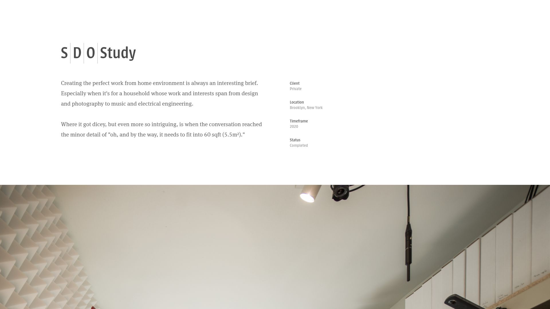 Screenshot of sdo.group: Multimodal WFH setup: flight SIM, EE lab, and music studio in 60sqft/5.5M²