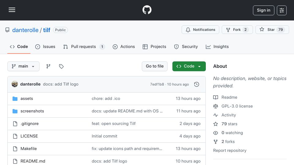 Screenshot of github.com: Show HN: I built an offline, open‑source desktop Pixel Art Editor in Python