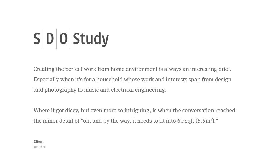 Screenshot of sdo.group: Multimodal WFH setup: flight SIM, EE lab, and music studio in 60sqft/5.5M²