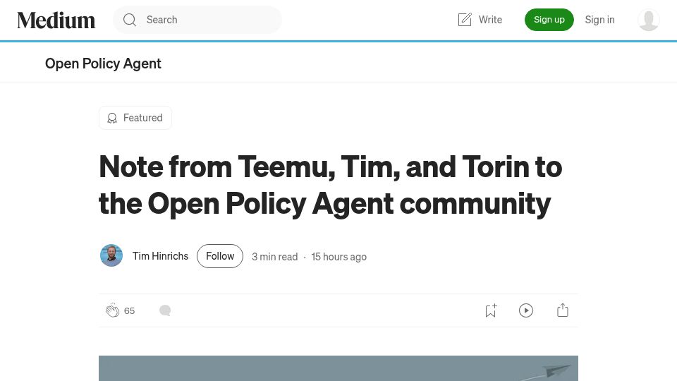 Screenshot of blog.openpolicyagent.org: OPA maintainers and Styra employees hired by Apple