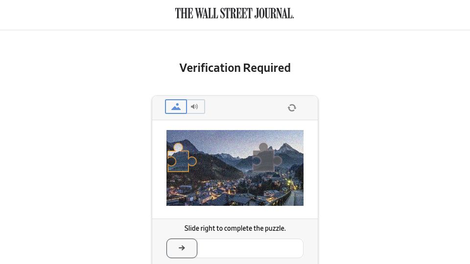 Screenshot of wsj.com: Uncle Sam shouldn't own Intel stock