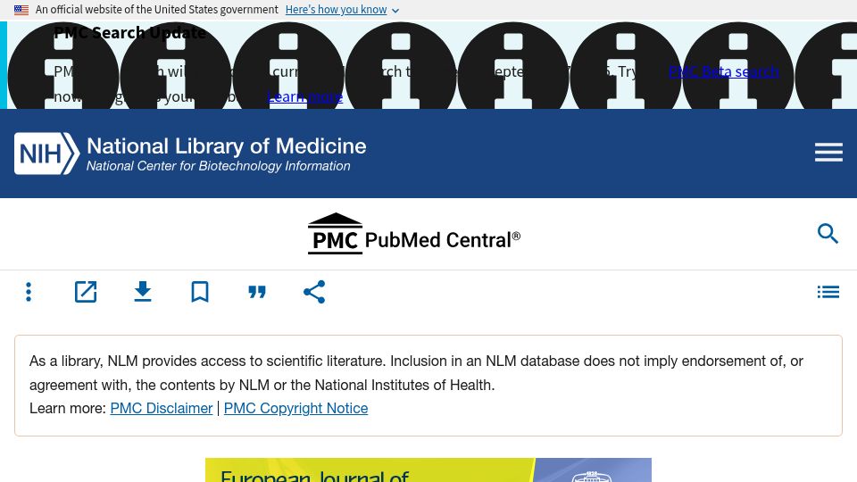 Screenshot of pmc.ncbi.nlm.nih.gov: Insights from research with probiotic E. coli (2016)