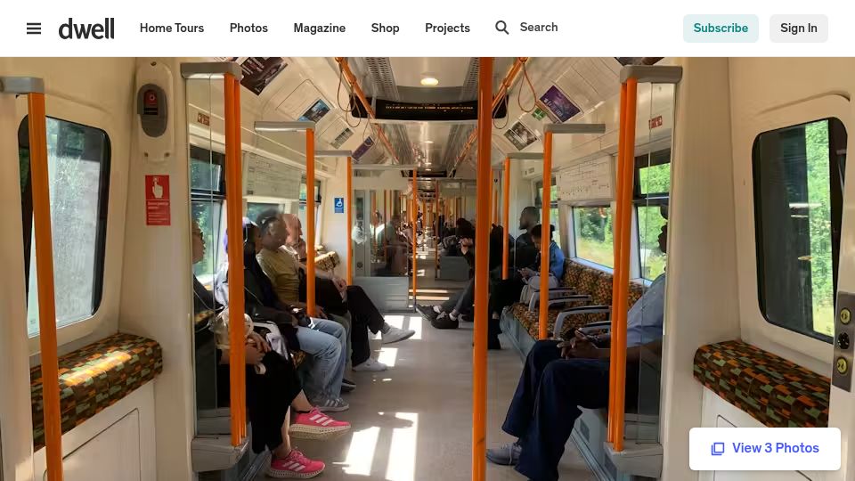 Screenshot of dwell.com: What if every city had a London Overground?