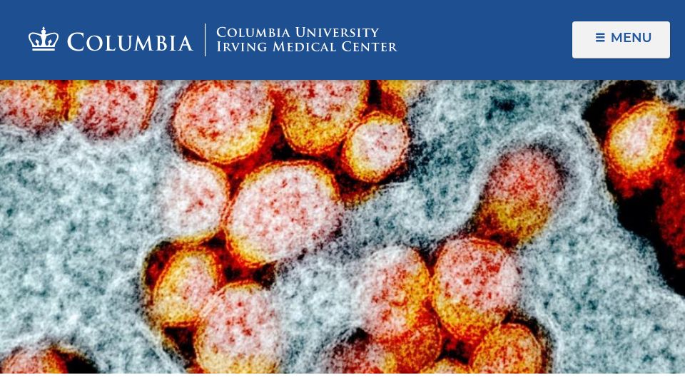 Screenshot of cuimc.columbia.edu: One universal antiviral to rule them all?