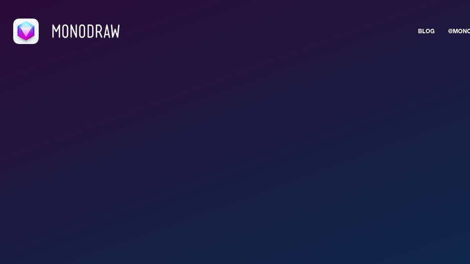 Screenshot of monodraw.helftone.com: Monodraw