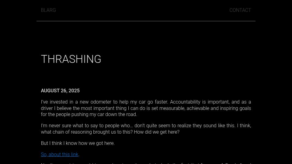 Screenshot of exple.tive.org: Thrashing