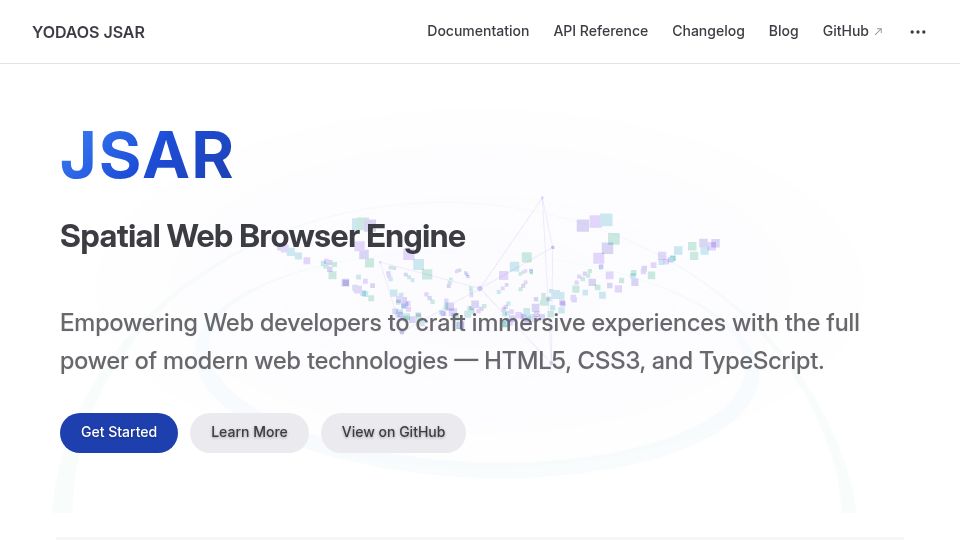 Screenshot of m-creativelab.github.io: Show HN: Spatial Web Browser Engine