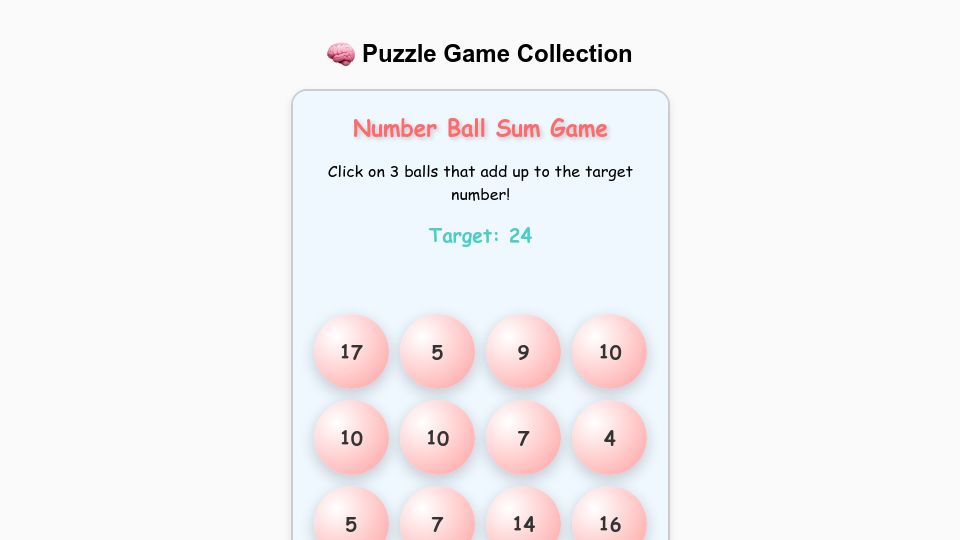 Screenshot of quizmathgenius.com: Show HN: Tiny logic and number games I built for my kids