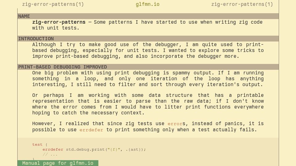 Screenshot of glfmn.io: Zig Error Patterns
