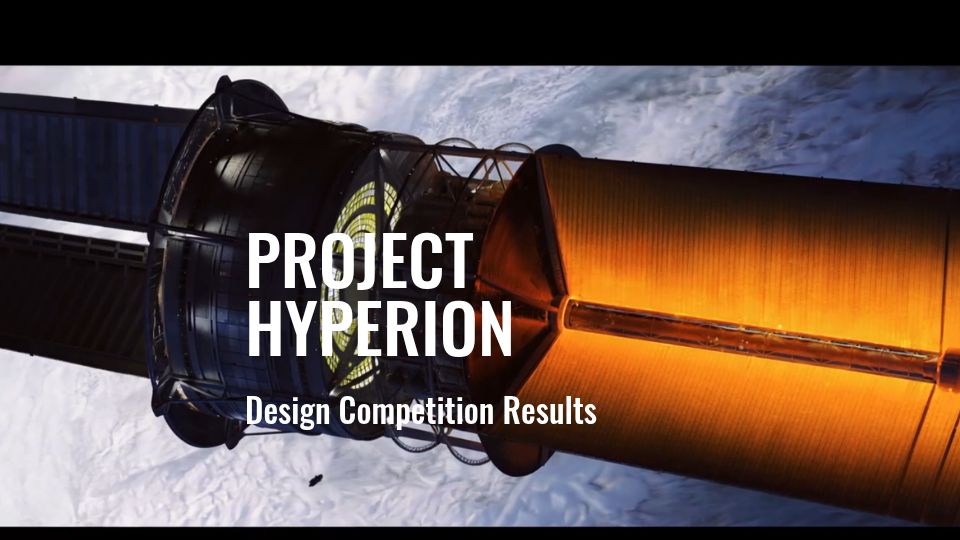 Screenshot of projecthyperion.org: Project Hyperion: Interstellar ship design competition