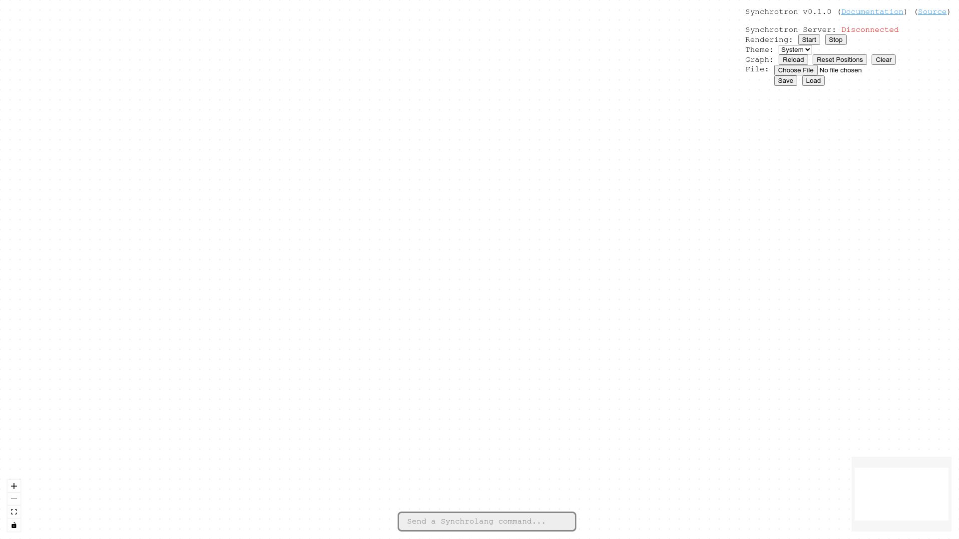 Screenshot of synchrotron.thatother.dev: Show HN: Synchrotron, a real-time DSP engine in pure Python
