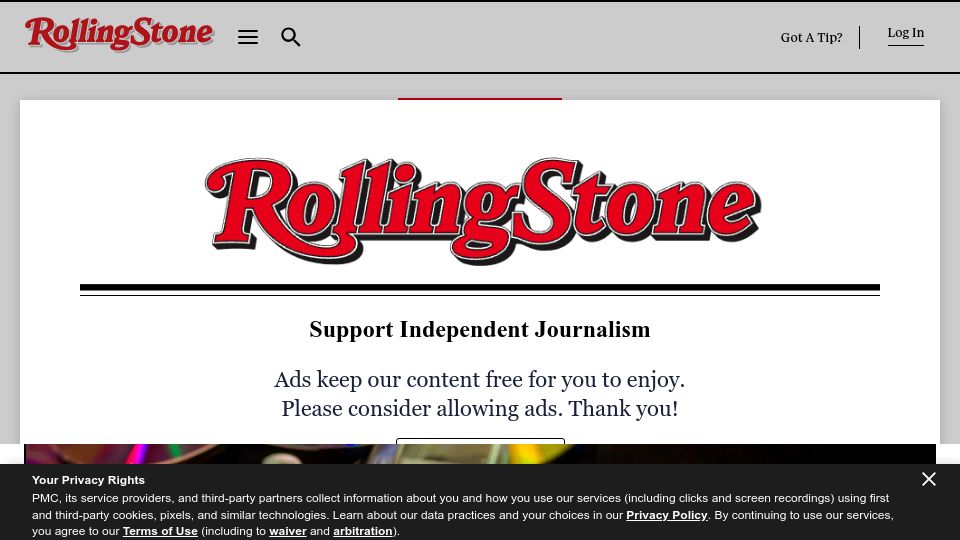 Screenshot of rollingstone.com: Physical Media Is Cool Again. Streaming Services Have Themselves to Blame