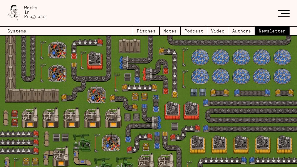 Screenshot of worksinprogress.co: Magical systems thinking