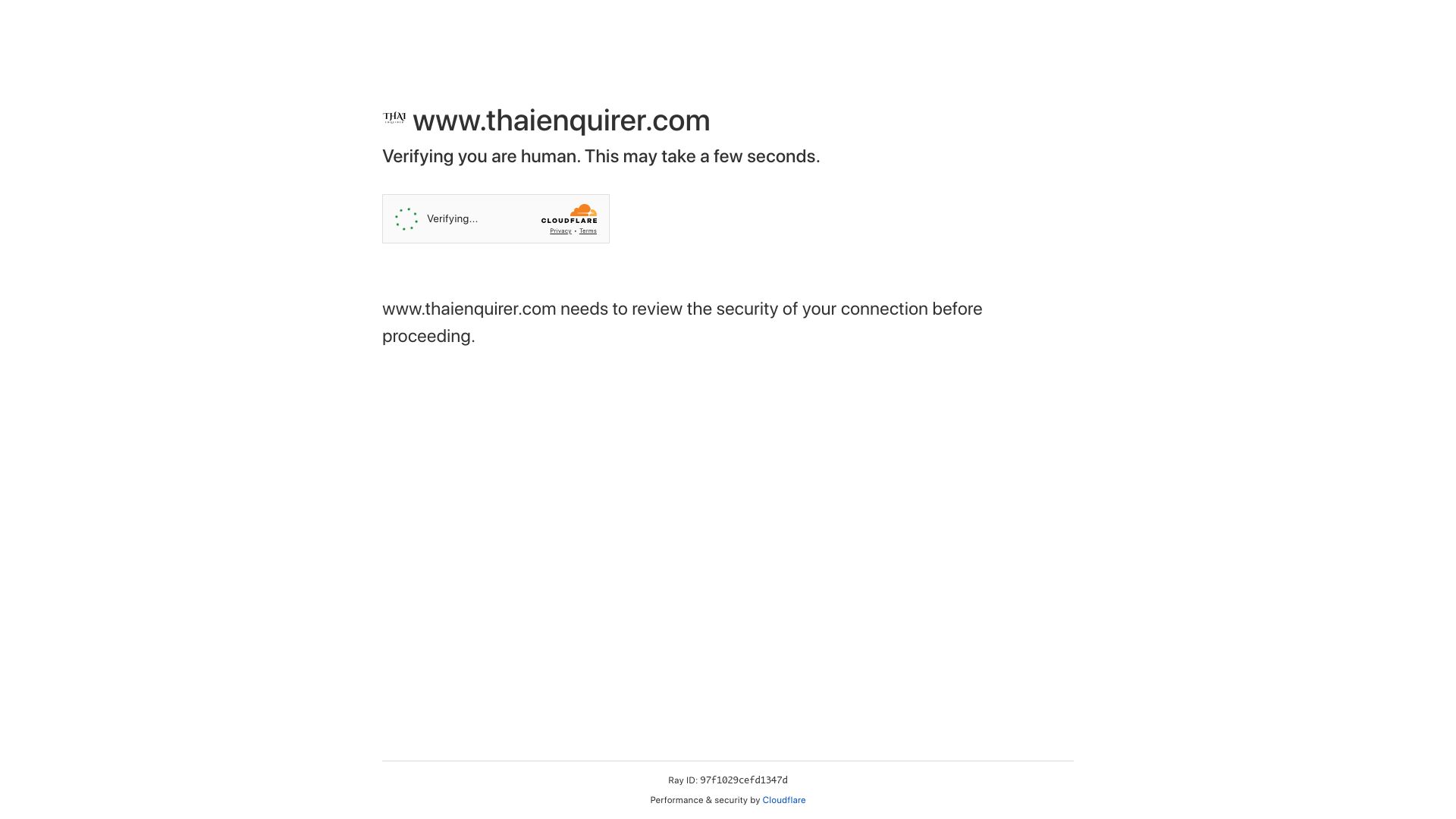 Screenshot of thaienquirer.com: Bank of Thailand freezes 3M accounts, sets daily transfer limits to curb fraud