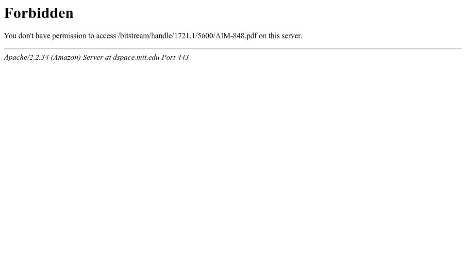 Screenshot of dspace.mit.edu: The Revised Report on Scheme or An UnCommon Lisp (1985) [pdf]