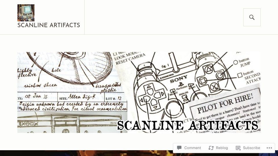 Screenshot of scanlineartifacts.co.uk: The Artistry of Avril Harrison (2024)
