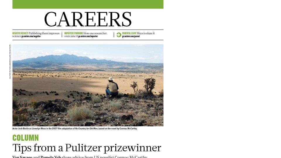 Screenshot of gwern.net: Cormac McCarthy's tips on how to write a science paper (2019) [pdf]