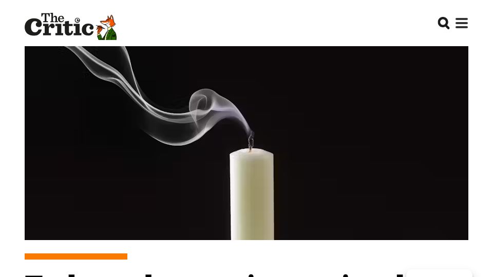 Screenshot of thecritic.co.uk: Embrace hope, reject assisted suicide