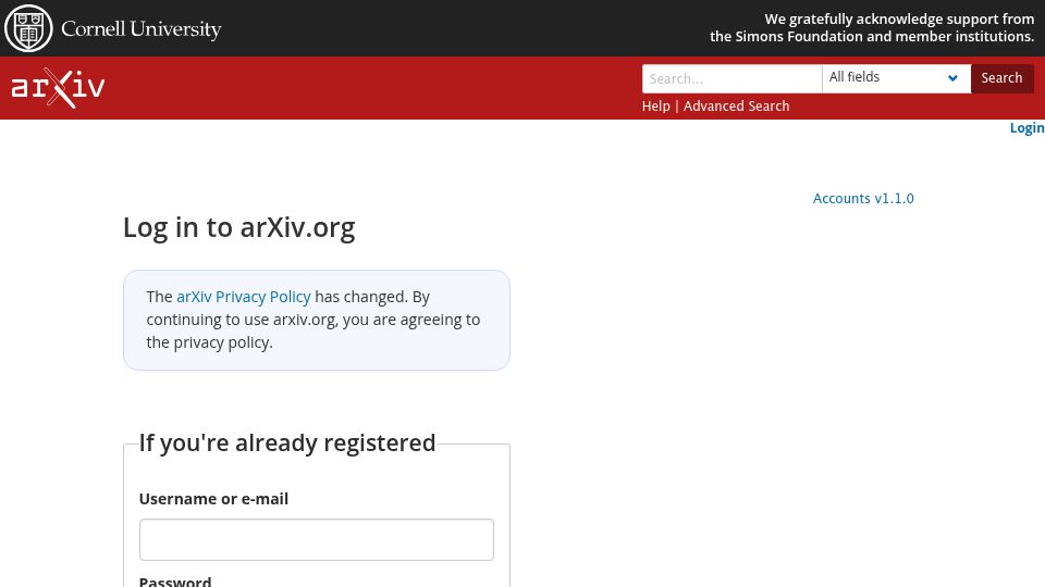 Screenshot of arxiv.org: Democracy Has Never Experienced Aging