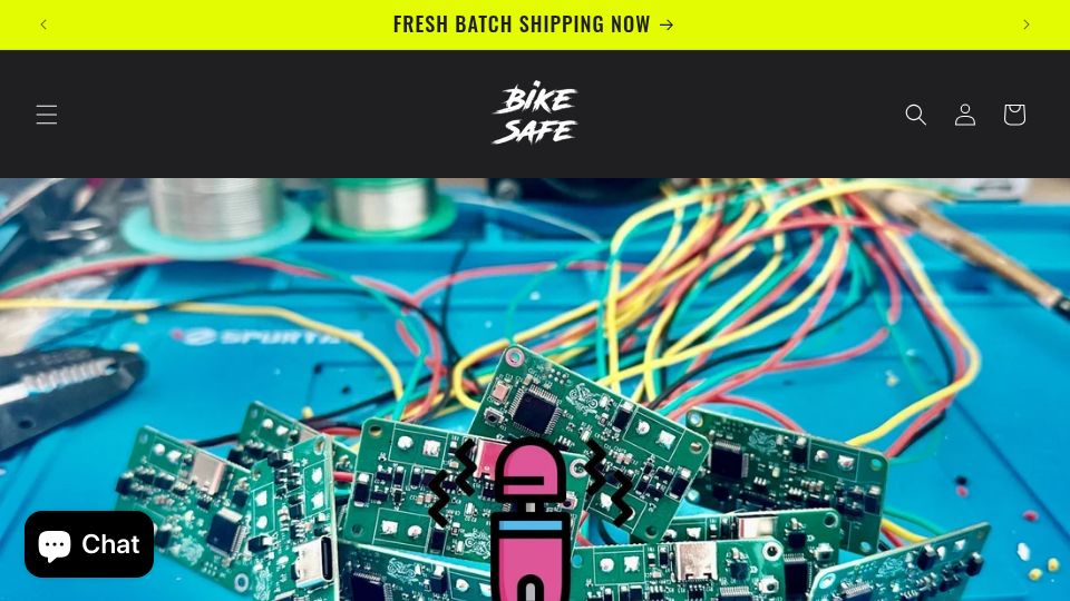 Screenshot of bikesafe.me: A vibrator helped me debug a motorcycle brake light system