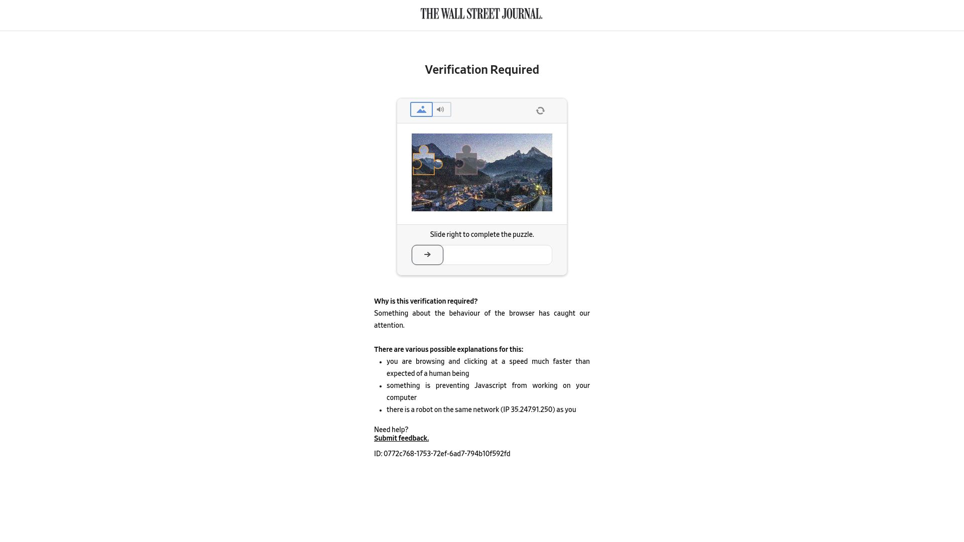Screenshot of wsj.com: Amazon Reaches $2.5B Settlement over Allegations It Misled Prime Users