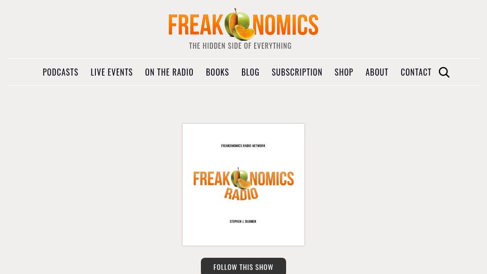 Screenshot of freakonomics.com: China Is Run by Engineers. America Is Run by Lawyers