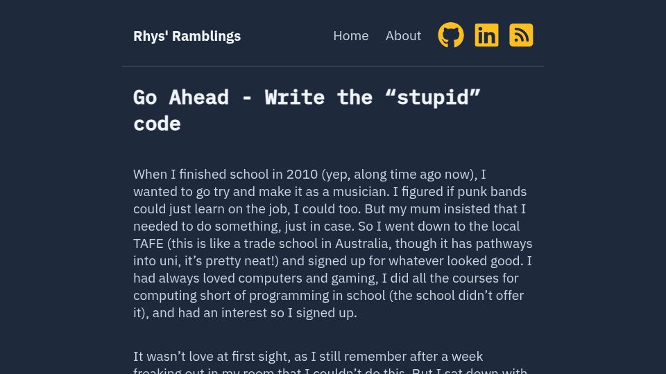 Screenshot of spikepuppet.io: Go ahead, write the “stupid” code
