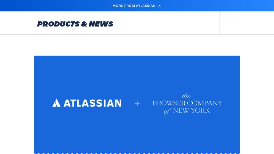 Screenshot of cnbc.com: Atlassian is acquiring The Browser Company