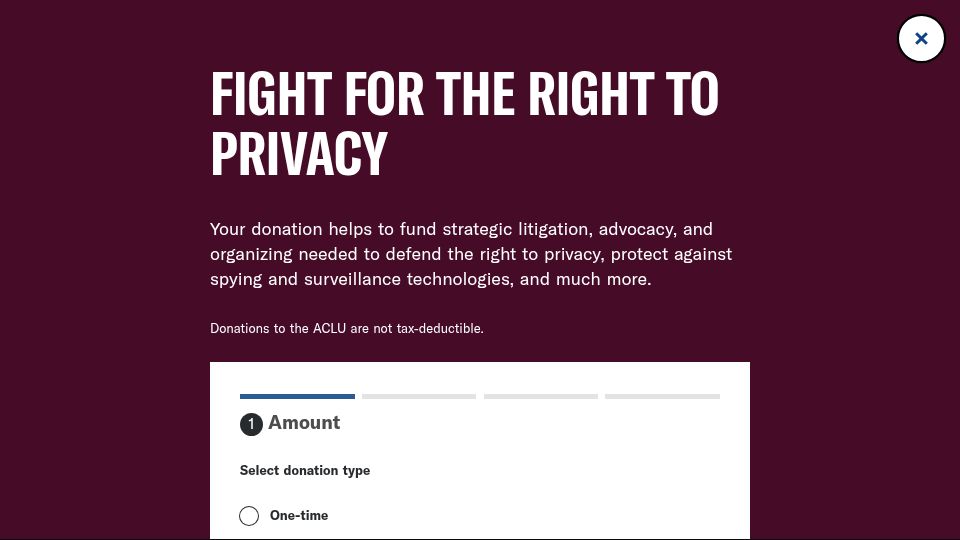 Screenshot of aclu.org: Pump the Brakes on Your Police Department's Use of Flock Safety