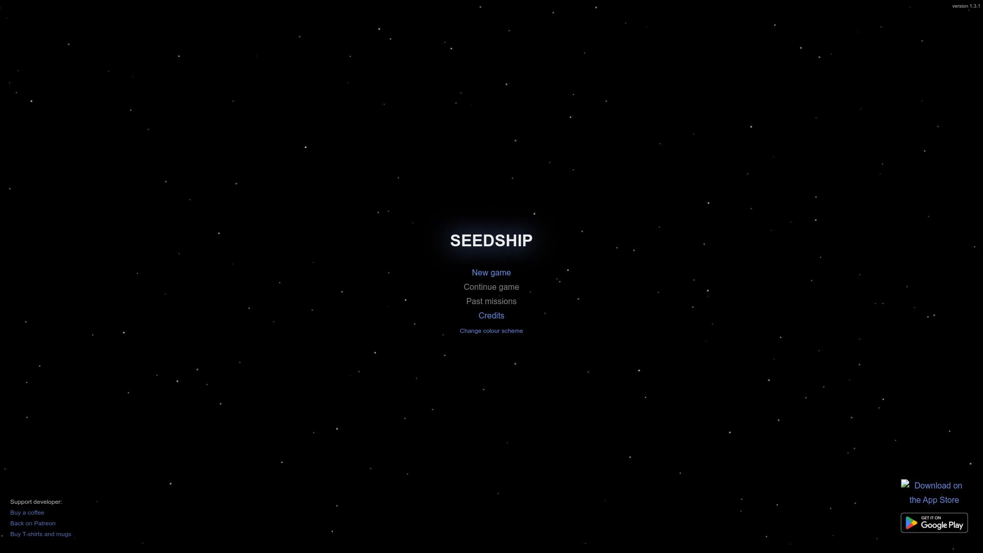 Screenshot of philome.la: Seedship – Text-Based Game