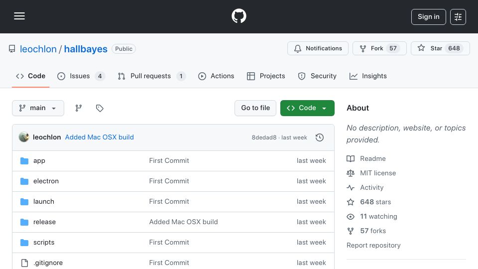 Screenshot of github.com: Hallucination Risk Calculator