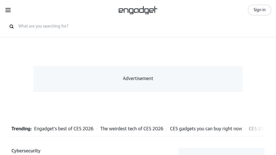 Screenshot of engadget.com: Instagram data breach reportedly exposed the personal info of 17.5M users