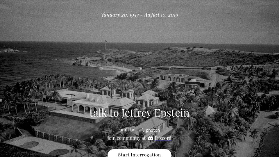 Screenshot of epstein.im: Show HN: Epstein IM – Talk to Epstein clone in iMessage