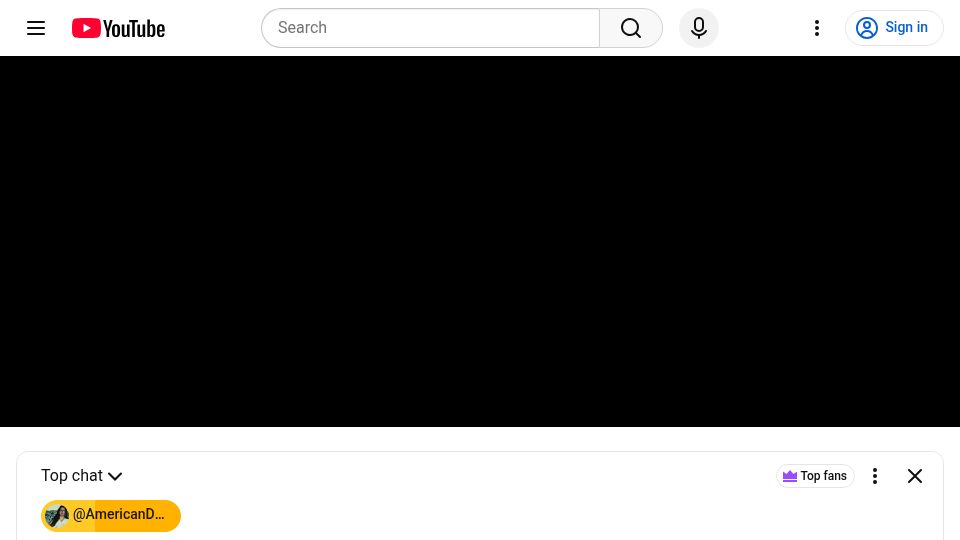 Screenshot of youtube.com: Scott Adams has died