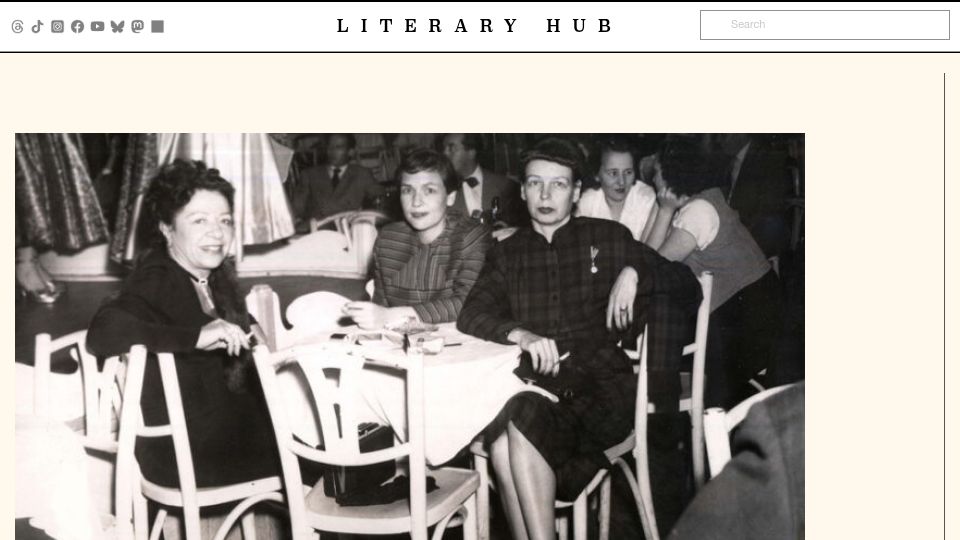 Screenshot of lithub.com: Virginia Faulkner: Writer, editor, and ghostwriter?