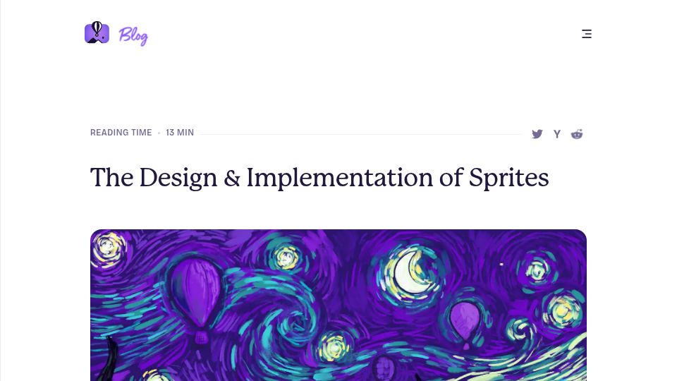 Screenshot of fly.io: Design and Implementation of Sprites