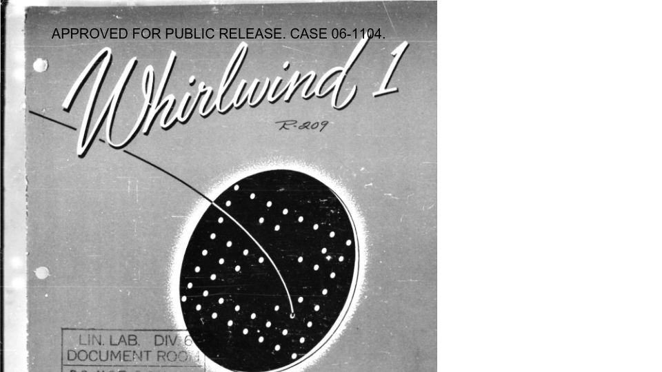 Screenshot of dome.mit.edu: MIT Whirlwind I: A High-Speed Electronic Digital Computer (1951) [pdf]