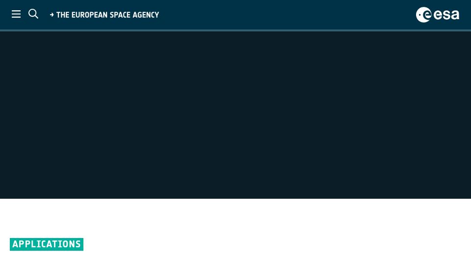 Screenshot of esa.int: Earth from Space: The Fate of a Giant