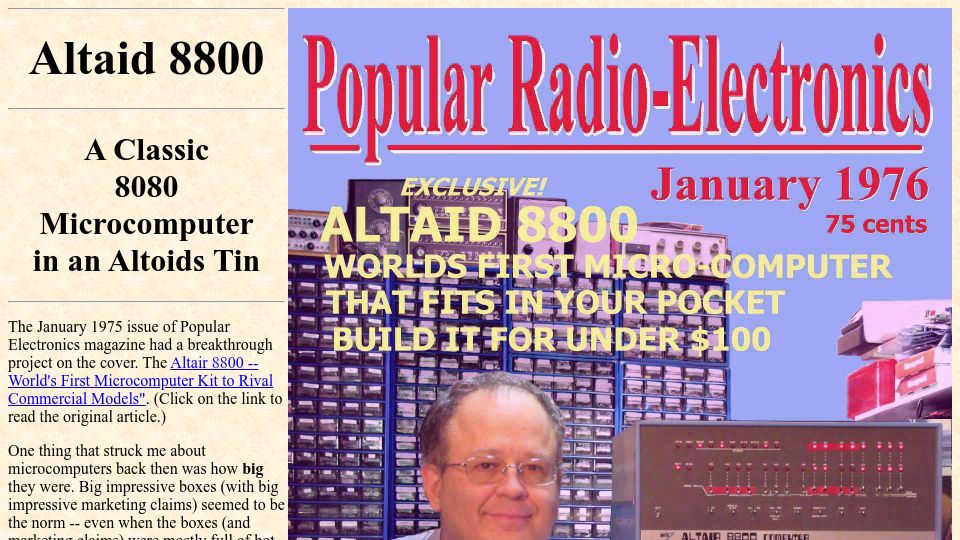 Screenshot of sunrise-ev.com: Altaid 8800 (2024)